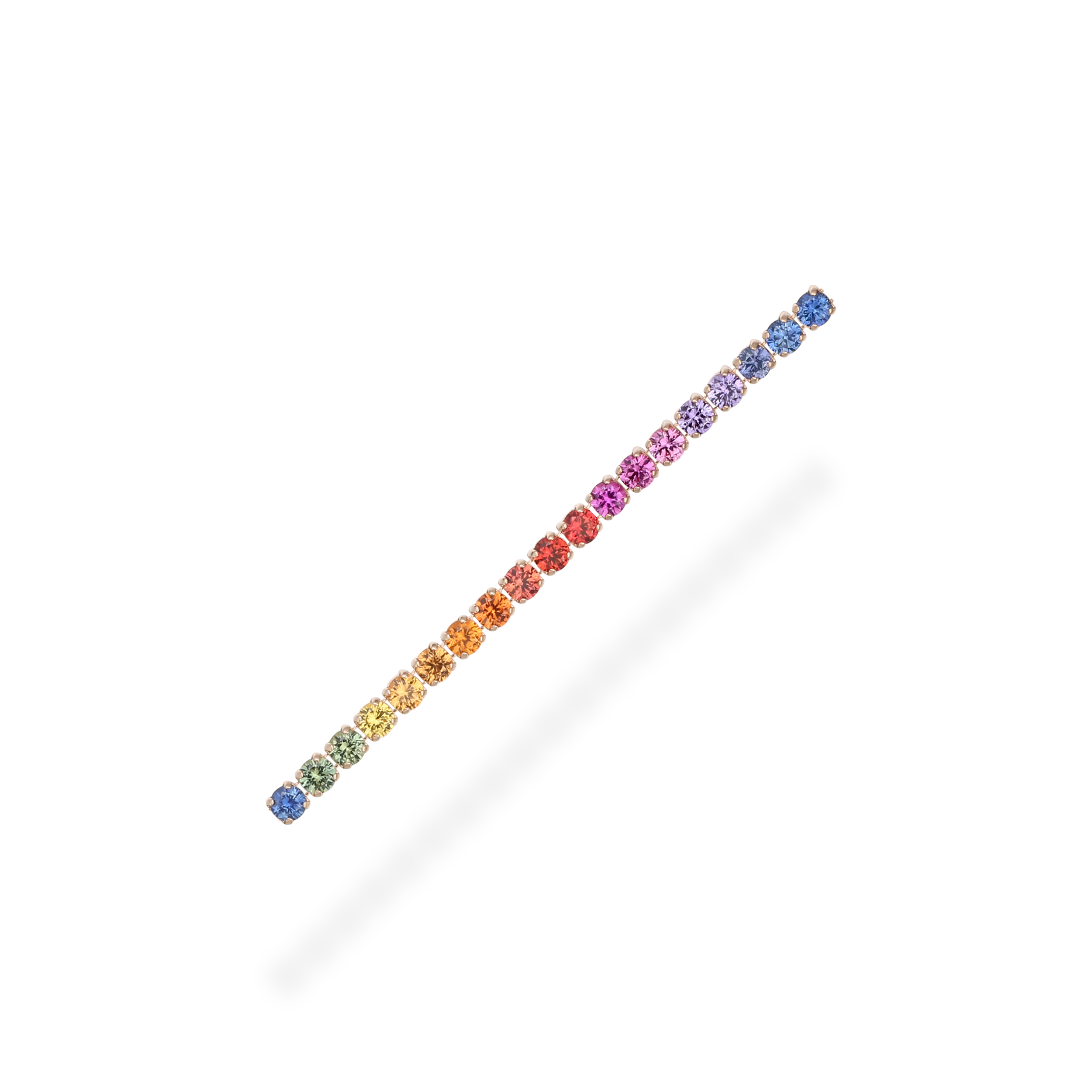 Mori rainbow sapphire bracelet